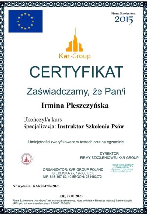 CERTYFIKAT 1